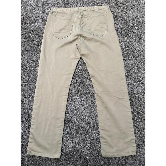 Banana Republic Jeans Mens 35x32‎ Khaki Travel Jean Slim Straight 34x28.5 - Picture 4 of 6